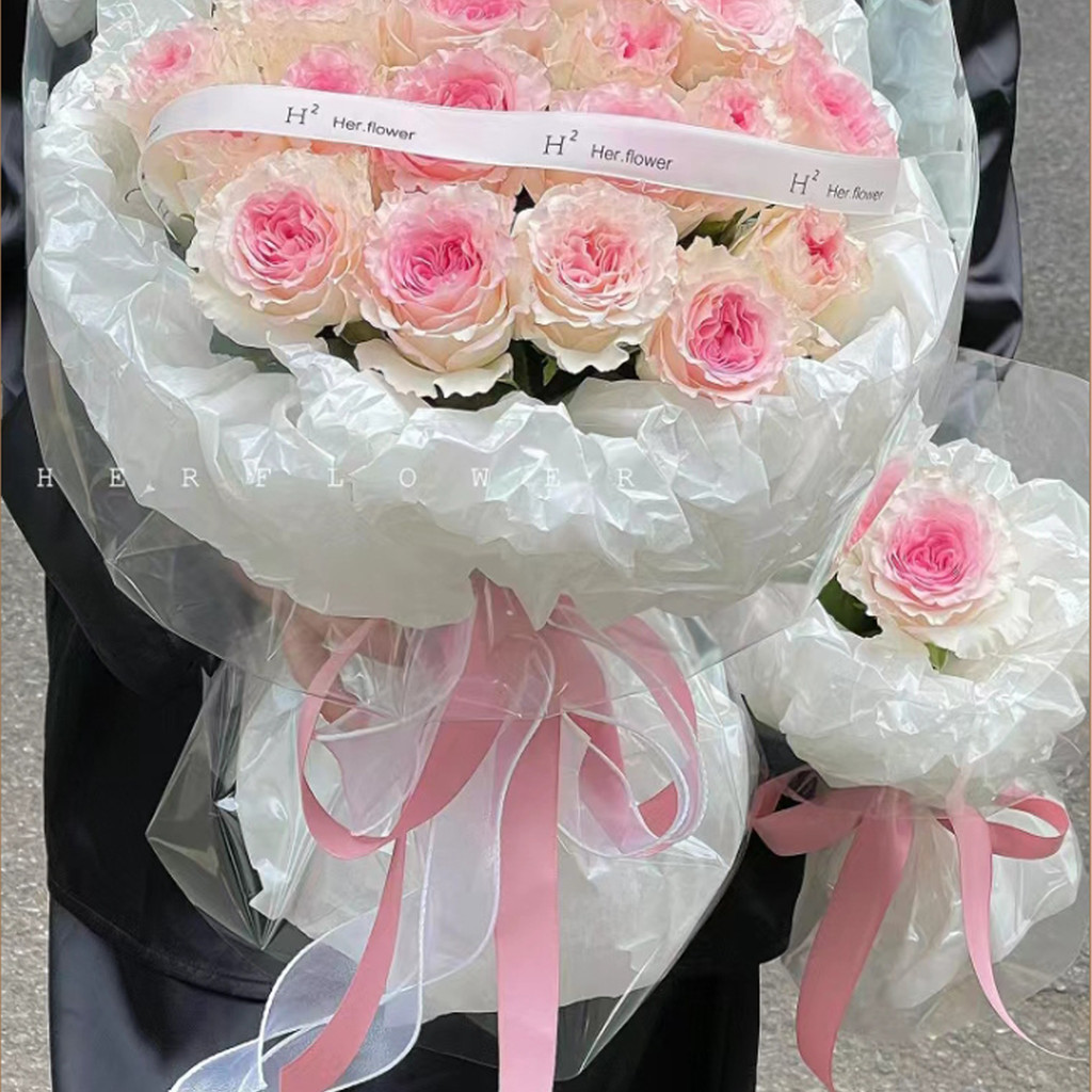 BLIVO ริบบิ้นผ้าซาติน ด้านเดียว กว้าง 4 ซม. (22 เมตร/ม้วน) แฮนด์เมดDIY ริบบินผ้าซาติน ริบบิ้นห่อของขวัญ - รูปที่ 5