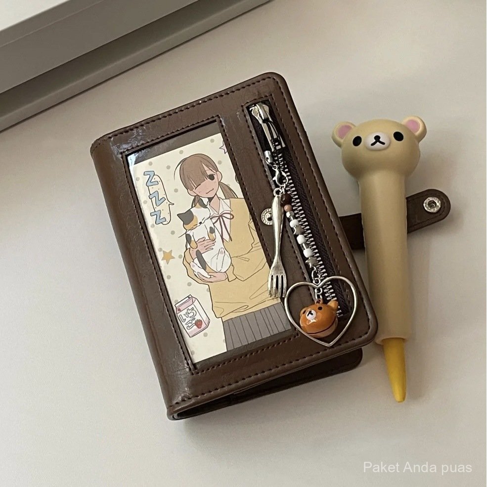 สีน้ําตาล A7Leather Journal Loose-Leaf Portable Diary Travel Journal Notebook