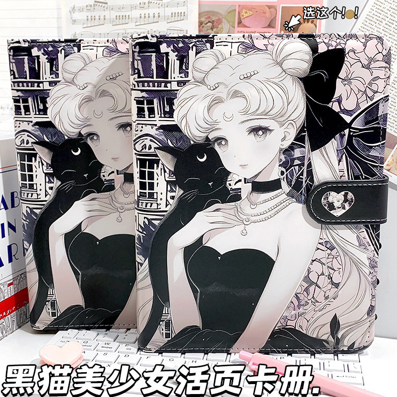 หนังสือการ์ดนักรบสาวงามแมวดําใหม่ a5 บัญชีมือ ayib8520cnx.my20251209