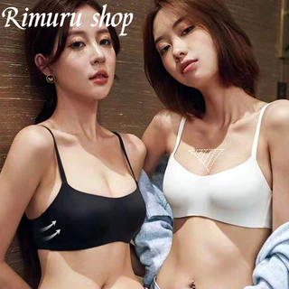 👙ชุดชั้นในไร้รอยต่อ บราแฟชั่น บราสตรี บราหลัง ไม่มีโครงรวบ บาง ใส่สบาย ระบายอากาศได้ดี สายสะพายไหล่ปรับ bra