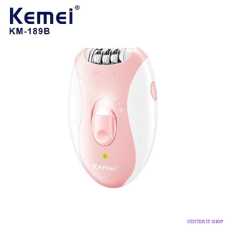 Kemei KM-189B เครื่องถอนขนไร้สาย เครื่องกำจัดขน เครื่องถอนขน ที่ถอนขนรักแร้ ที่ถอนขนบิกินนี่ ชาร์จไฟไรสายผ่าน USB กันน้ำ