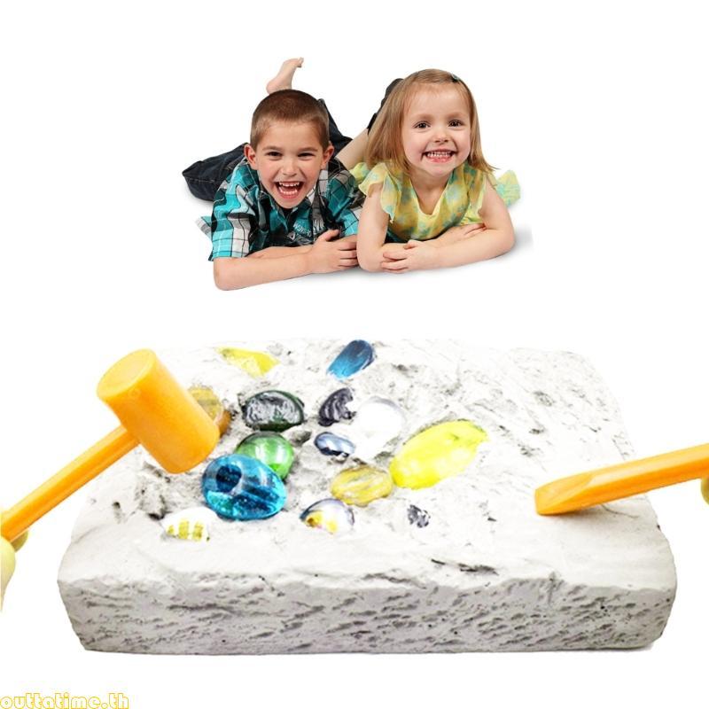 เวลา 6 69x4 33x1 38in อัญมณีขุดเรซินคุณภาพแปลกใหม่สําหรับเด็กสร้างสรรค์