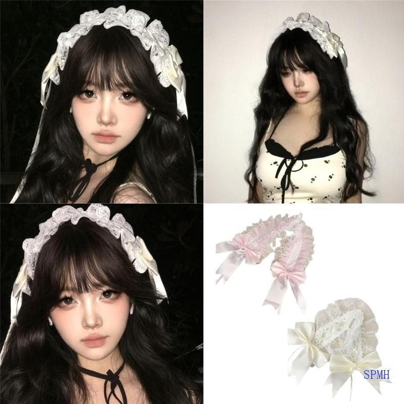 หัวจัดแต่งทรงผมแบบญี่ปุ่นสำหรับคอสเพลย์ โบว์คล้องผม.Width Hairband จากพลาสติกและผ้า เพอร์ฟェคท์สำหรับ