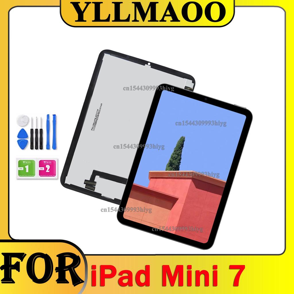 สําหรับ iPad Mini 7 Mini7 A2993 A2995 A2996 แท็บเล็ตจอแสดงผล LCD Touch Screen Digitizer Sensor แผงแก