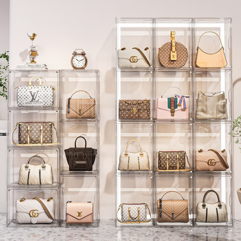 Living Pace กล่องเก็บของ กล่องอะคริลิคใส ความจุขนาดใหญ่ กันฝุ่น กันน้ำ และมีความโปร่งใสสูง แข็งแรงทน