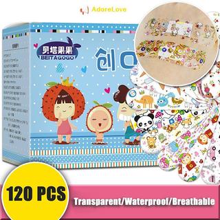 ADL 120PCS Waterproof Breathable Transparent Band Aid Hemosis Plasters Emergency LE