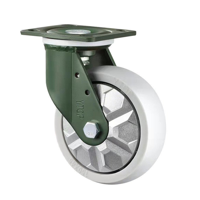 คุณภาพสูง/// 4 ล้อ 22B Heavy Duty/YTOP Universal ไนลอน 5 ล้อ Zhuoye แมงกานีสเหล็กล้อเบรค PA226 ซม. 6