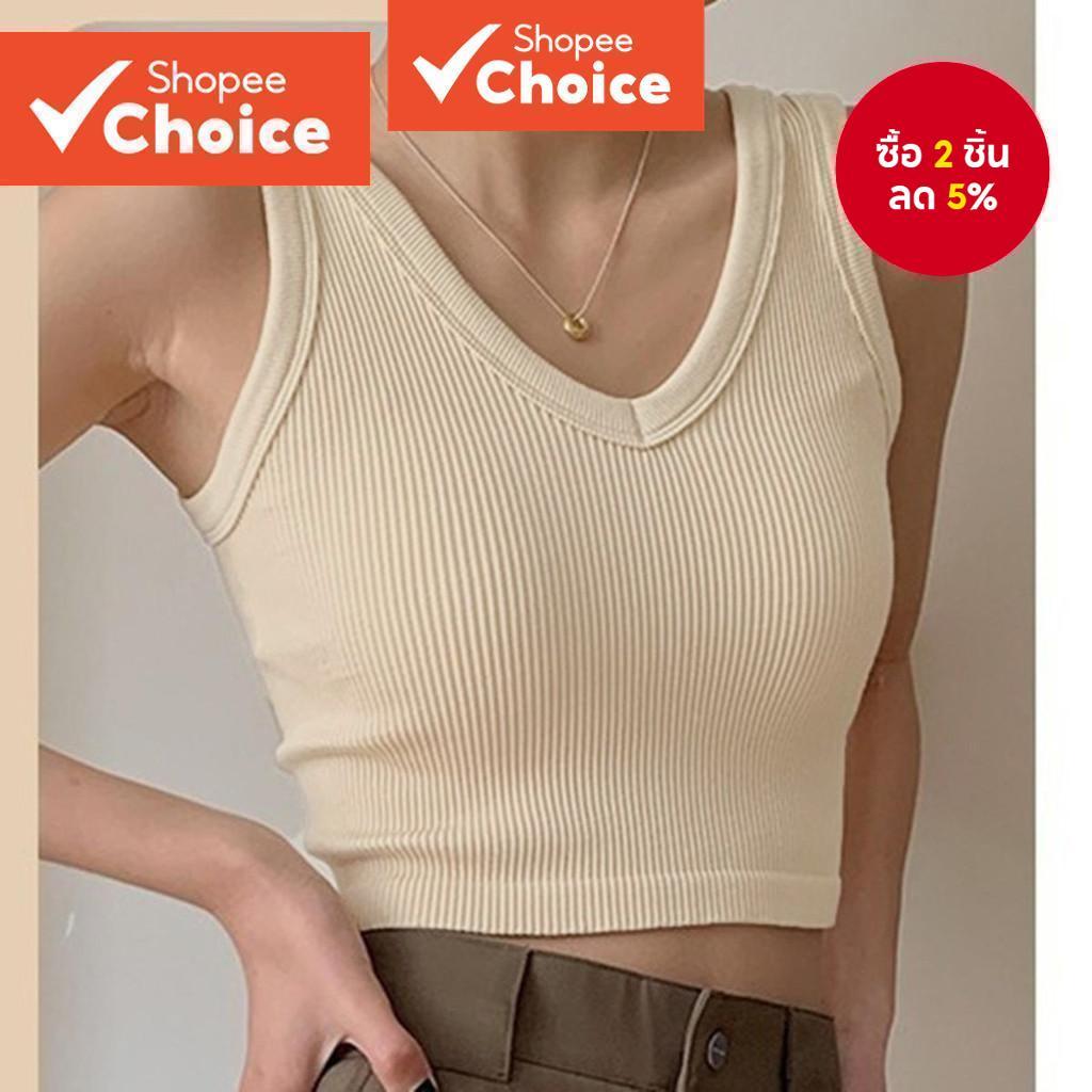 NS40-DEC23-B-เสื้อกล้ามคอวีเว้าเอว-TKNS40BX085