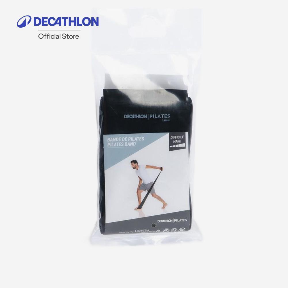 Decathlon Pilates Resistance Band 4 Kg ยางยืดสำหรับเล่นพิลาทิสแรงต้าน 4 กิโลกรัม - Black