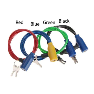 Rich TEE เคเบิ้ลล็อค สายล็อคจักรยาน สลิงล็อคจักรยาน & มอไซค์ กุญแจล็อคจักรยาน Cable Lock