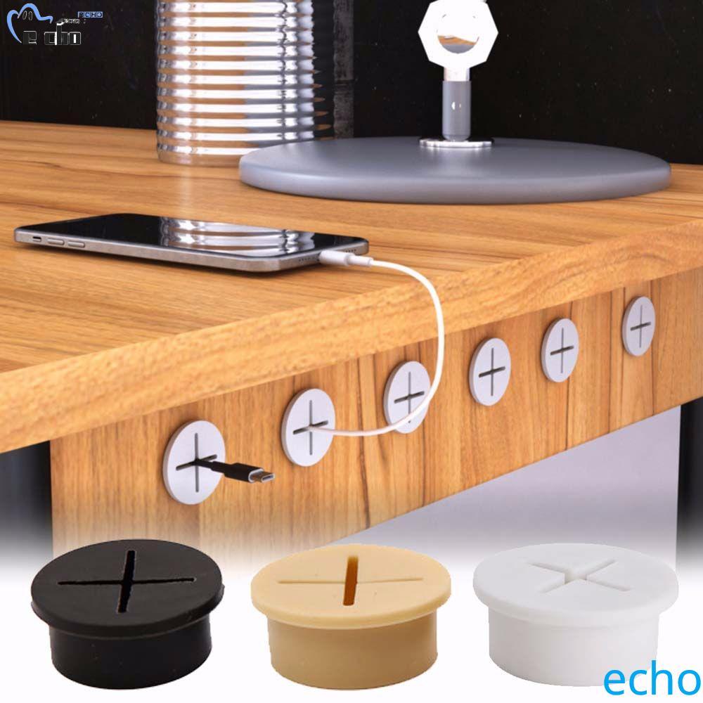 PIVOT Cable Hole Cover Table Desktop เฟอร์นิเจอร์แบบยืดหยุ่นบ้านสําหรับ USB PC โต๊ะคอมพิวเตอร์ Wire 