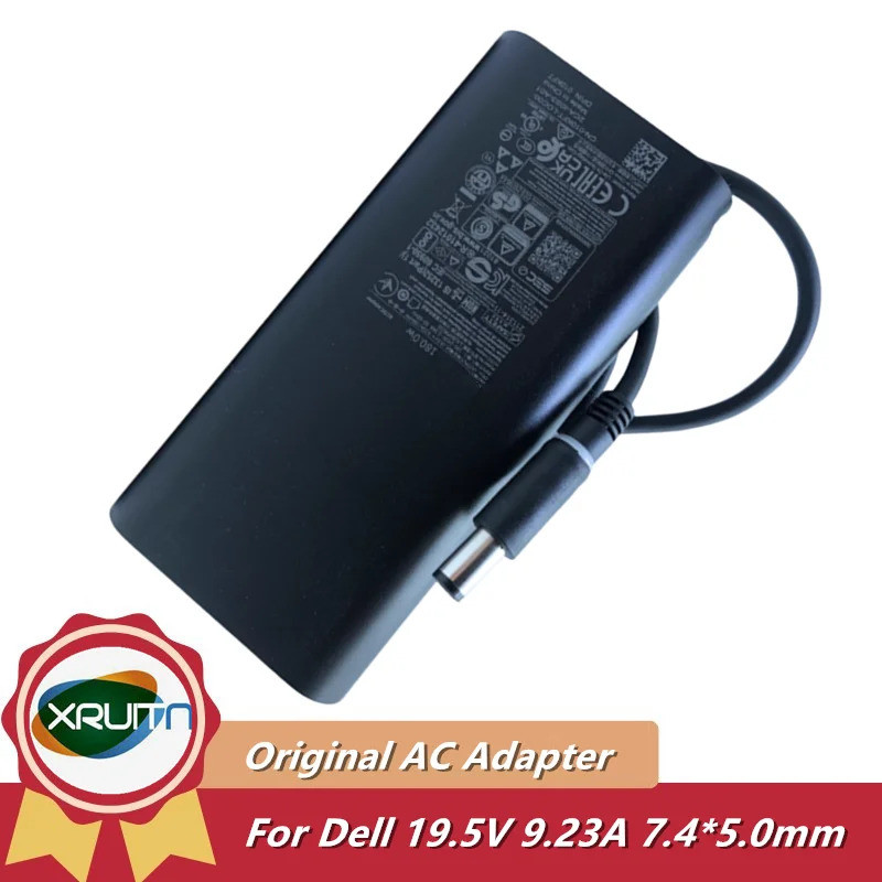 Original LA180PM210 10KFT GAN 19.5V 9.23A 180W แล็ปท็อป AC Adpter สําหรับ Dell INSPIRON 15 7558 7510