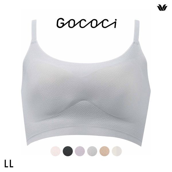 Wacoal Cool GOCOCi CGG271 wireless & seamless half top bra (Size LL)(40CGG271LL)(Direct from Japan)1