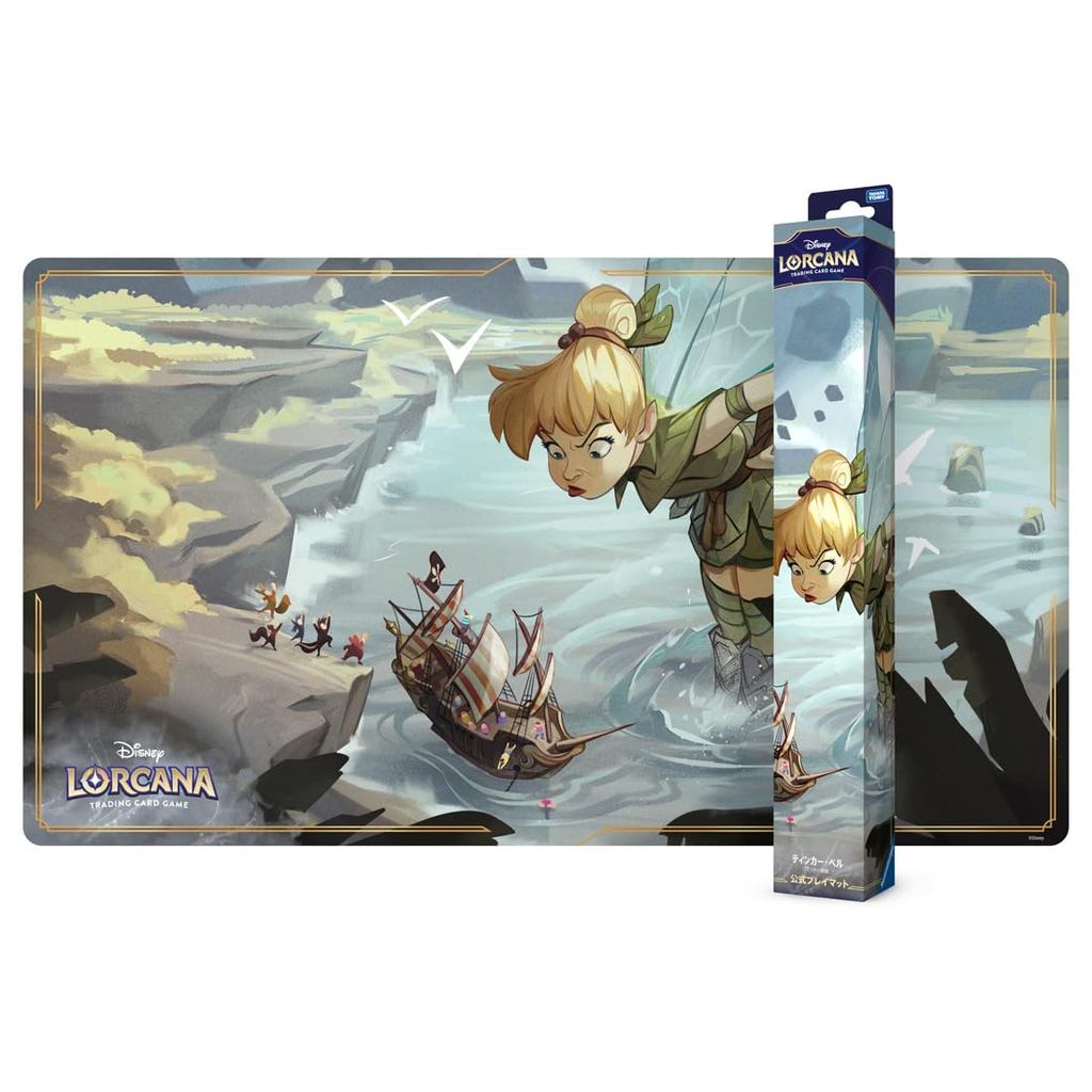 TAKARA TOMY Disney Lorcana TCG แผ่นรองเม้าส์อย่างเป็นทางการเวอร์ชั่นญี่ปุ่น Tinker Bell Big Fairy