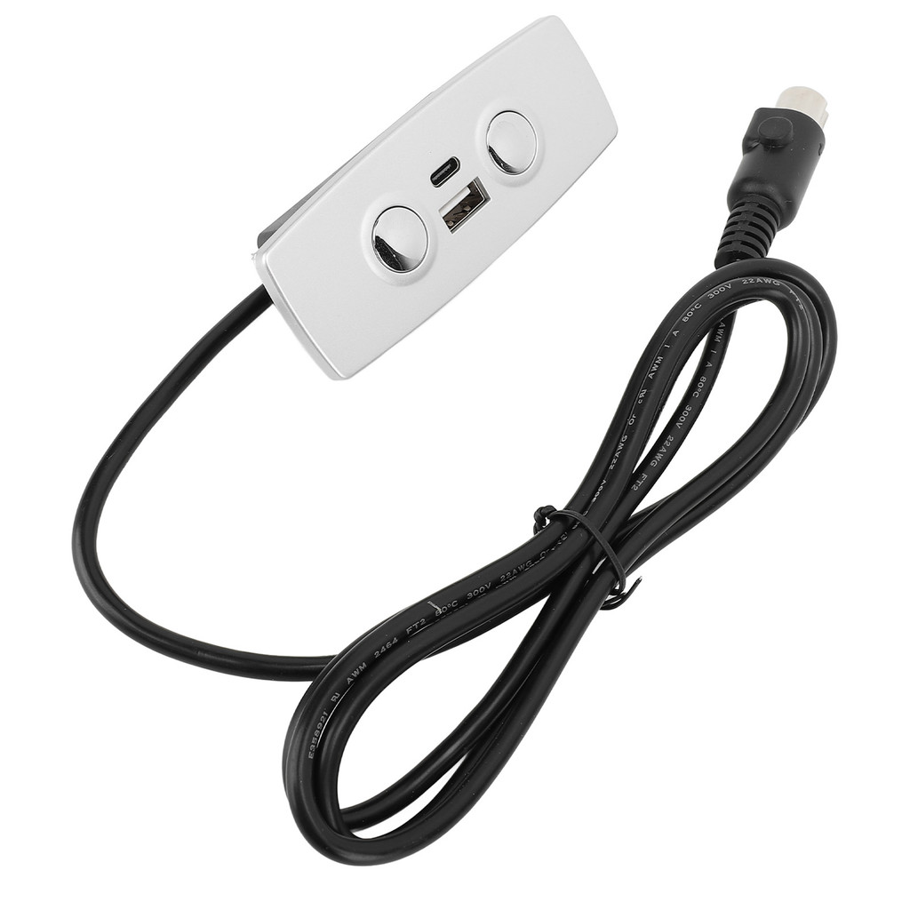 ตัวควบคุมผู้เอนกายเปลี่ยน 2 ปุ่ม 5 พิน USB ประเภท C Ower เก้าอี้ยกไฟฟ้าโซฟาสวิตช์ควบคุมมือ