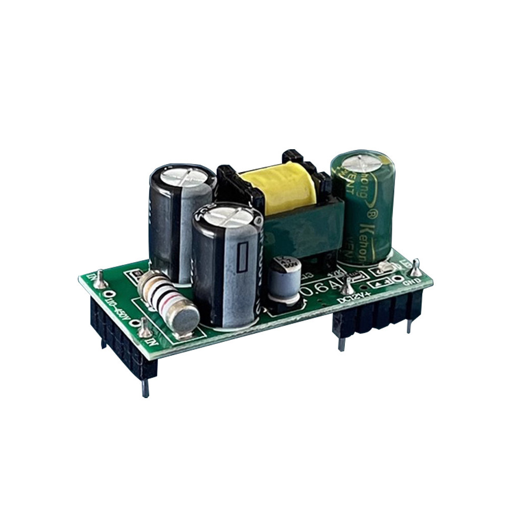 AC-DC Switching Power Module 380V ถึง 12V อินพุตแรงดันไฟฟ้ากว้างแรงดันไฟฟ้าคงที่แยก 1.8A Power Board 0.6 A1A
