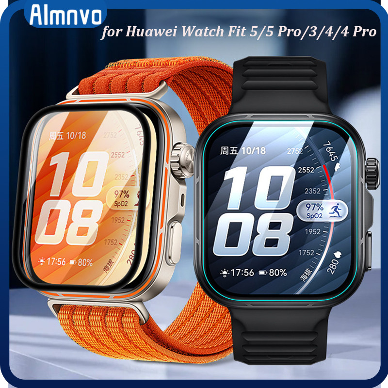 กระจกนิรภัย / ฟิล์มนุ่ม for Huawei Watch Fit 5/5 Pro/4/4 Pro ฟิล์มป้องกันหน้าจอนาฬิกาอัจฉริยะ for Huawei Fit
