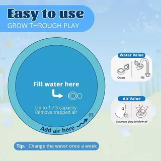 【พร้อมส่ง】FUNOOK หลากหลายสไตล์แผ่นรองเป่าลมเด็กคุณภาพสูง แผ่นรองน้ำ ของเล่นเพื่อการศึกษาทางประสาทสัมผัสกีฬาสำหรับเด็ก