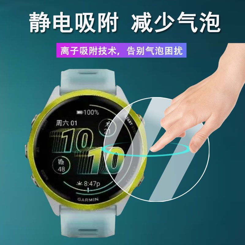 TQ ~ 570 นาฬิกาฟิล์มนิรภัย Forerunner970 กีฬานาฬิกาป้องกันหน้าจอ 42/47 มม.รุ่น 570 กระจก PP
