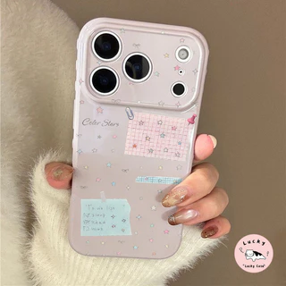 เหมาะสำหรับ Vivo Y03 Y18 Y28 Y29 Y02 Y04 Y19s Y15S Y16 Y17s Y17 Y20s G Y21 Y22 Y27 Y31pro Y91 เคสหัวใจฟองน้ำ ลายโบว์ดาว