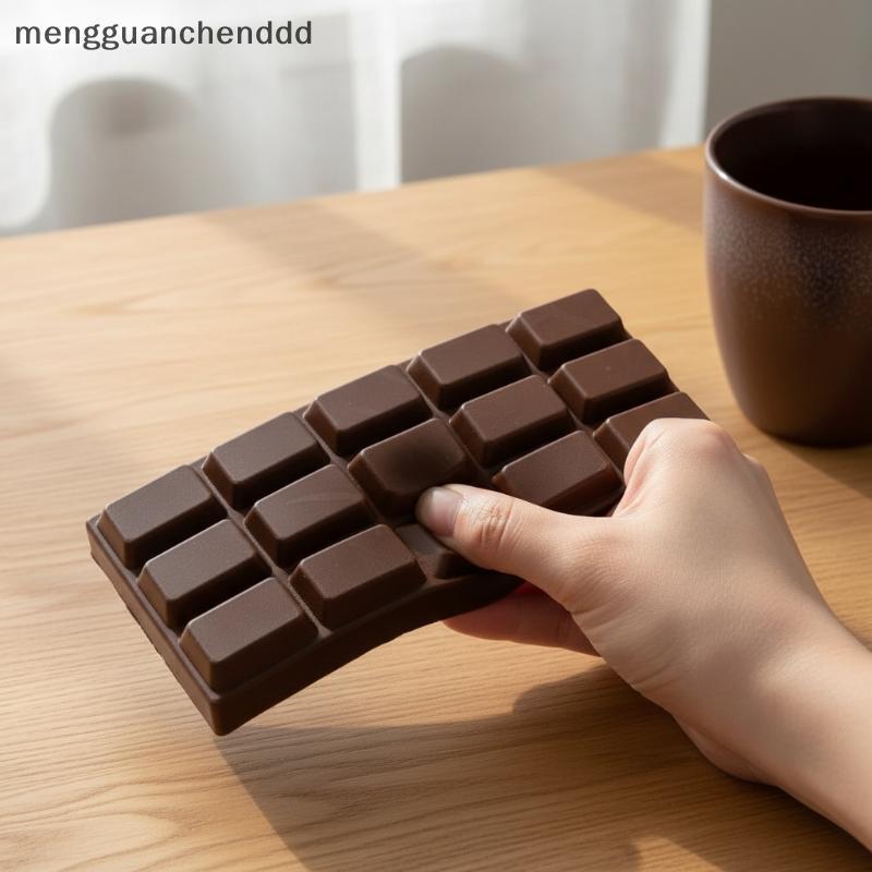 [mengguanchenddd] Slow Rising Chocolate Bar Stress Relief Fidget Toy สําหรับความวิตกกังวล [TH]