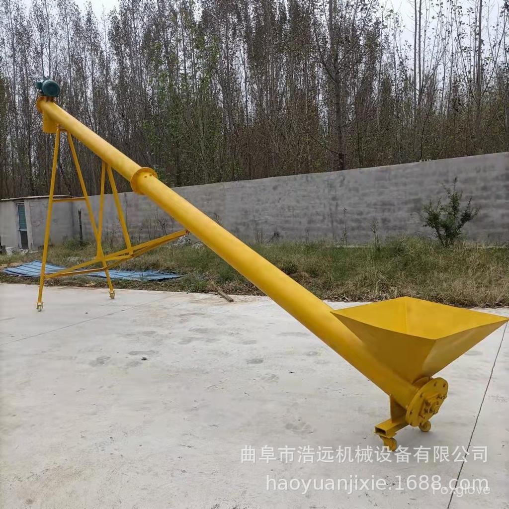 Transporter Tube Type Spiral 3m 9m Micro Spiral Top Material Supply 3 Self-Purifying Screw Lifter