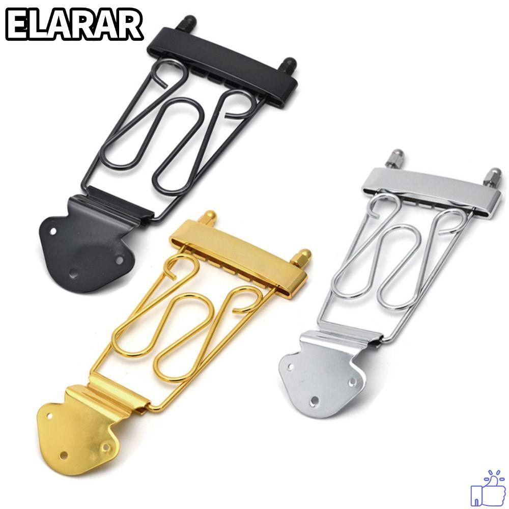 เอลรา‌R Tailpiece, อุปกรณ์กีตาร์ Gold/Silver/Black Guitar Bridge, ชิ้นส่วนทดแทนที่ทนทาน Metal String