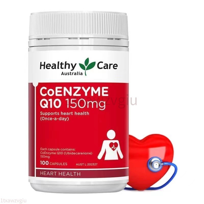 Healthy Care HC Coenzyme Q10 150mg แคปซูลนุ่ม 100 เม็ด ป้องกันอนุมูลอิสระ 【EXP:2027】
