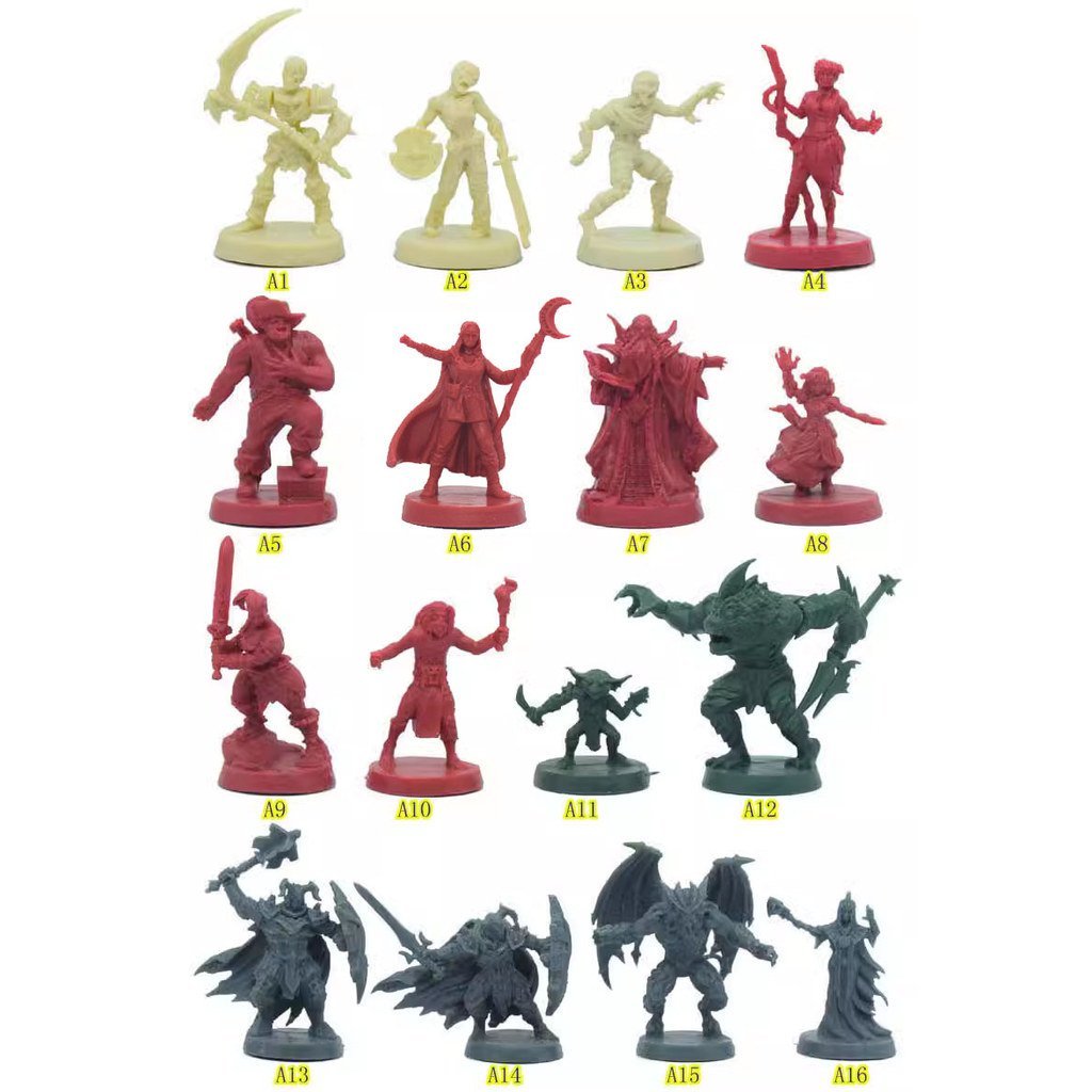 F2 Hero Mission Board Game Model Dungeon Skeleton Warrior Zombie Goblin Monster Cthulhu Demon