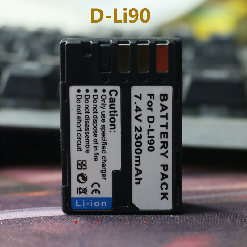 D-LI90 battery suitable for Pentax K01 K1 K3 K5 K7 645D 645Z K52 K32 charger