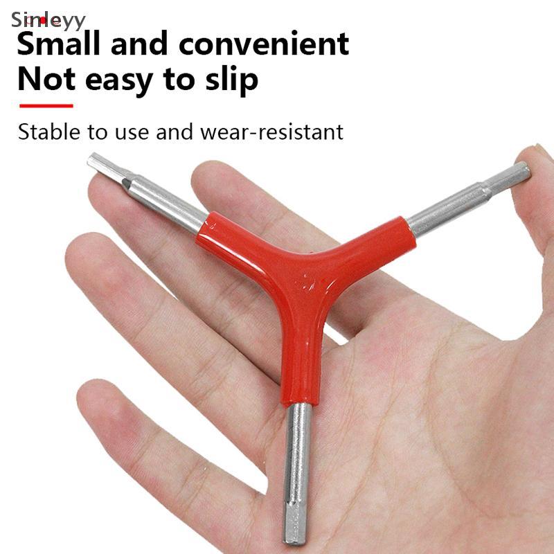 NLE ประแจหกเหลี่ยมรูปตัว Y 3 ทาง 4/5/6 มม. สําหรับการบํารุงรักษาง่าย N - รูปที่ 3