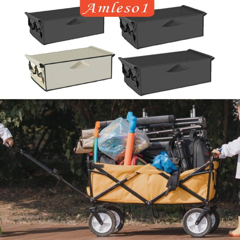 [Amleso1] Wagon Liner อเนกประสงค์พับได้ Camping Cart Liner เปลี่ยน Wagon Lining Bag สําหรับร้านขายขอ