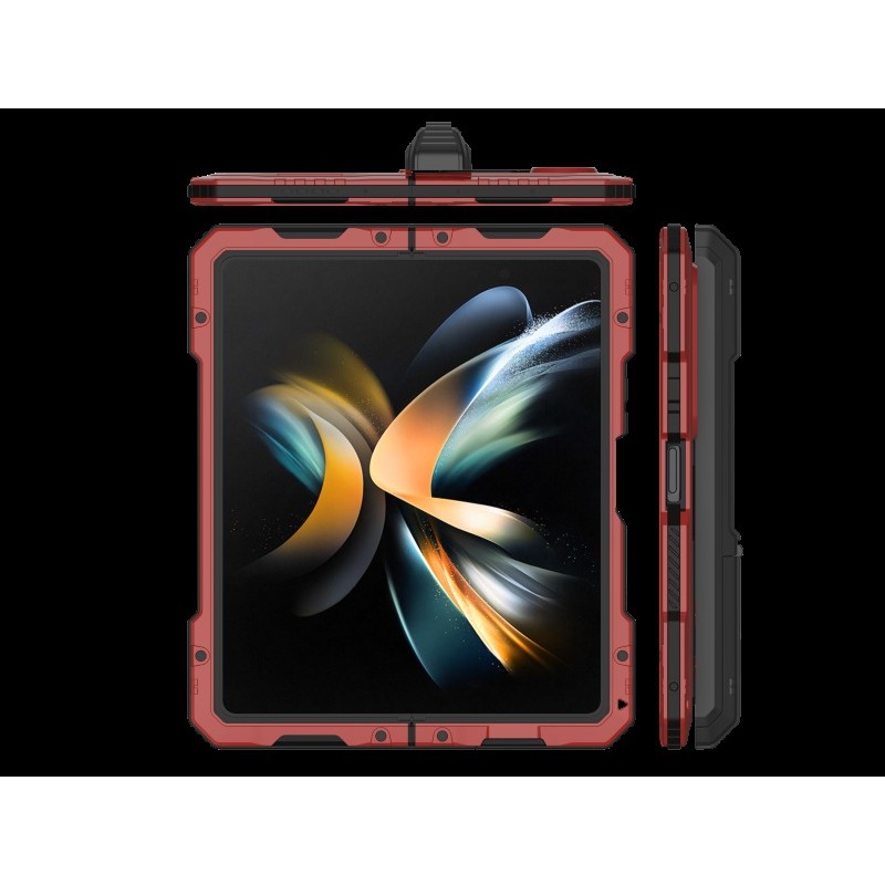 R-just Rugged Armor 360 Full Mobile Phone Case For Samsung Galaxy Z Fold 6 Fold 7 Fold 4 5 6 7 Metal