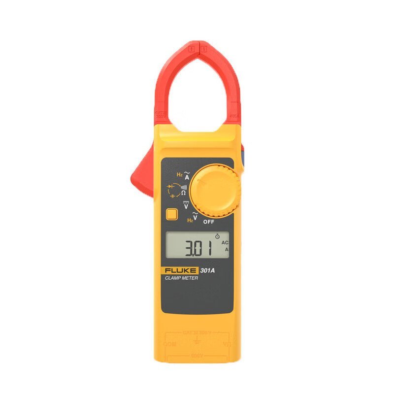 FLUKE301A+นาฬิกาหนีบดิจิตอล F301B แคลมป์มิเตอร์ F301C มัลติมิเตอร์แบบพกพาแบบบาง