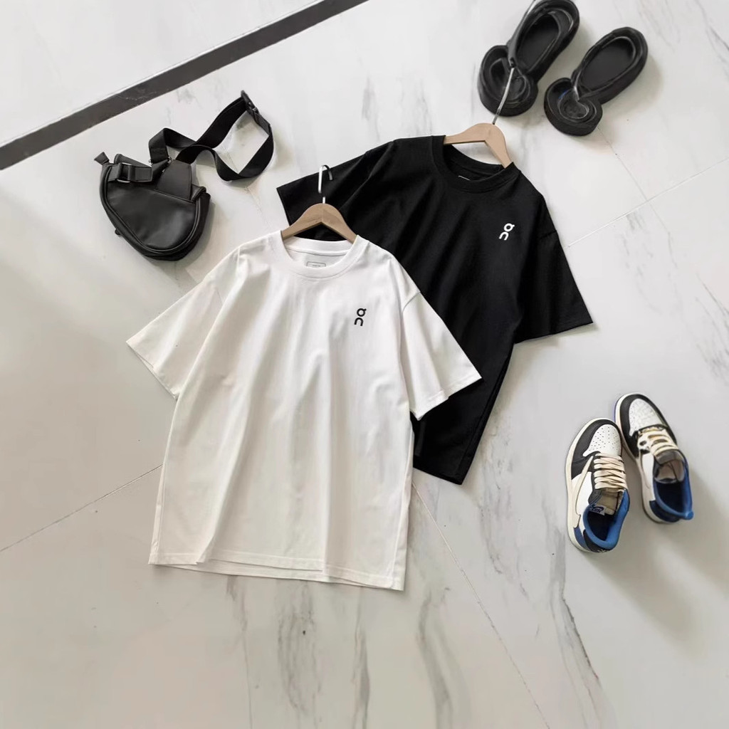 JPJ7 On Men's Sports T Shirt Summer New Style Unisex Basic Antibacterial Urban Sports Round Neck Sho