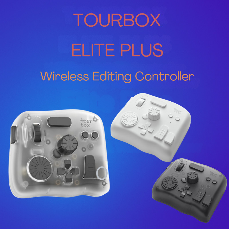 TourBox Elite Wireless Editing Controller with Bluetooth for Creative Workflow