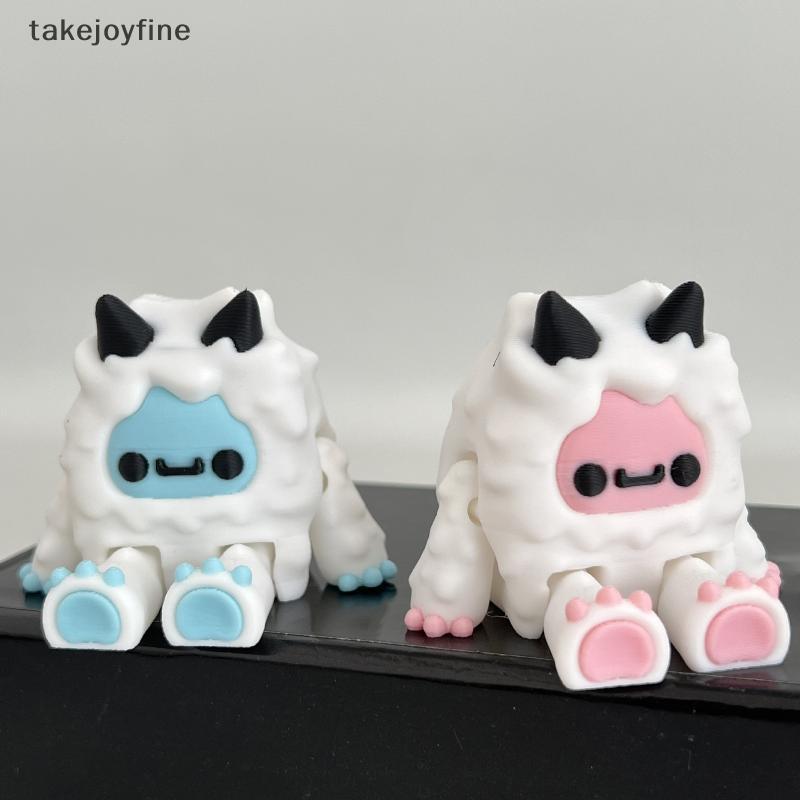 TFTH Snowman Yuti & Yeda เกมอุปกรณ์ต่อพ่วงตัวเลขของเล่น Multi-Joint Movable ตกแต่งบ้าน Vary