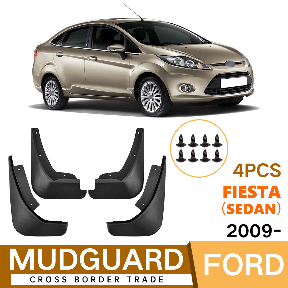 เหมาะสําหรับ Ford Fiesta Fiesta 2009-2014 รถยาง Fender หนังรถอุปกรณ์เสริมอุปกรณ์ตกแต่ง