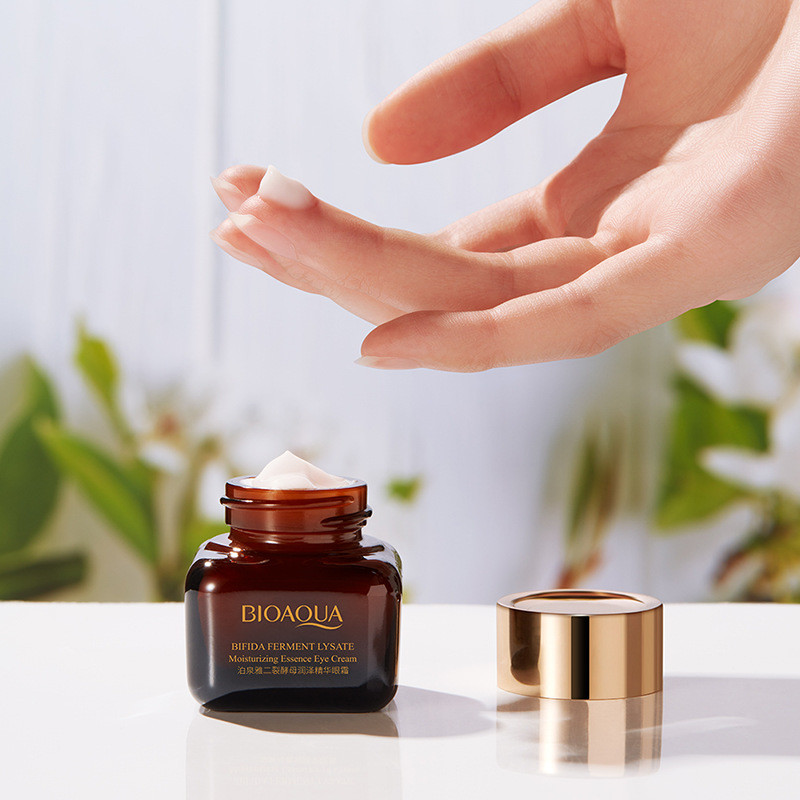 Poquanya Di-Cracked Yeast Luxury Moisturizing Essence Eye Cream Eye Care ปรับปรุง Dark Circles Moist