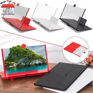 10Inch 3D Mobile Screen Amplifier HD Eye Protection Extendable Portable Video Screen Magnifier Stand