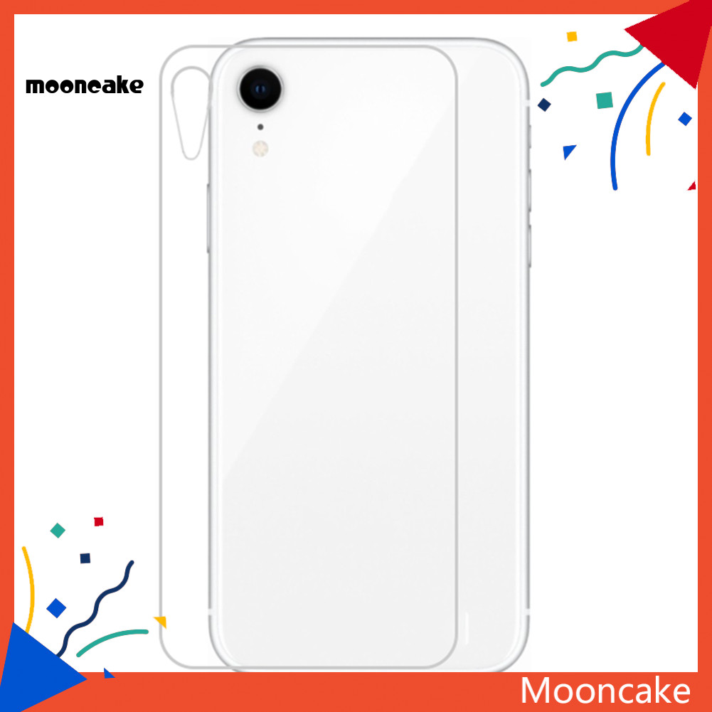 ขนมไหว้พระจันทร์| ฝาครอบป้องกันด้านหลังกระจกนิรภัยโทรศัพท์มือถือที่แม่นยําสําหรับ iPhone XS/XS MAS/X