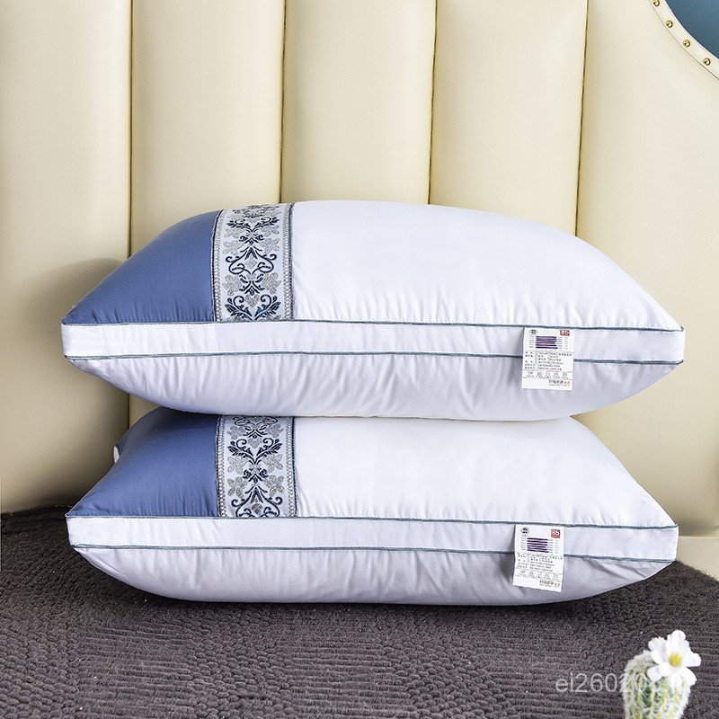 Shi Daigou Physical สามมิติโรงแรมผู้ผลิตหมอนไหมขนนก Wechat หมอนธุรกิจโรงแรมแปรงตรงซัพพลายคอสนับสนุน