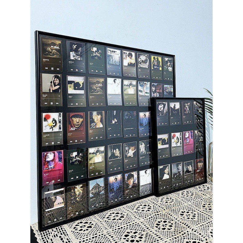 อะคริลิค nfc Chip Star Cover Mount nfc เพลงผลิตภัณฑ์สําเร็จรูปกรอบรูปภาพผนัง Player กรอบรูปเพลง LNBK