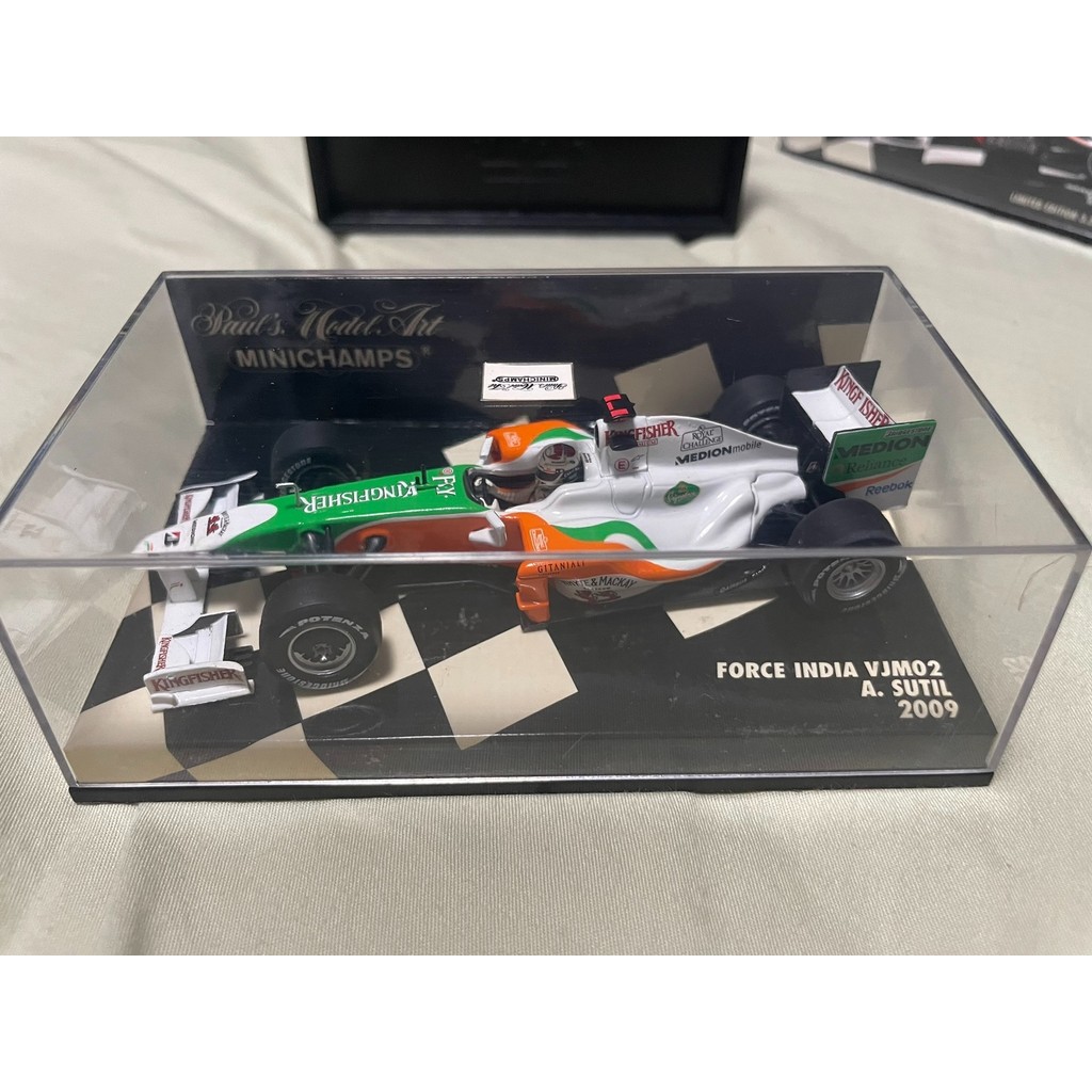 Mini Cut 1/43 Indian Power F1 Fleet vjm02 Surtier 2009 ฤดูกาลเกม