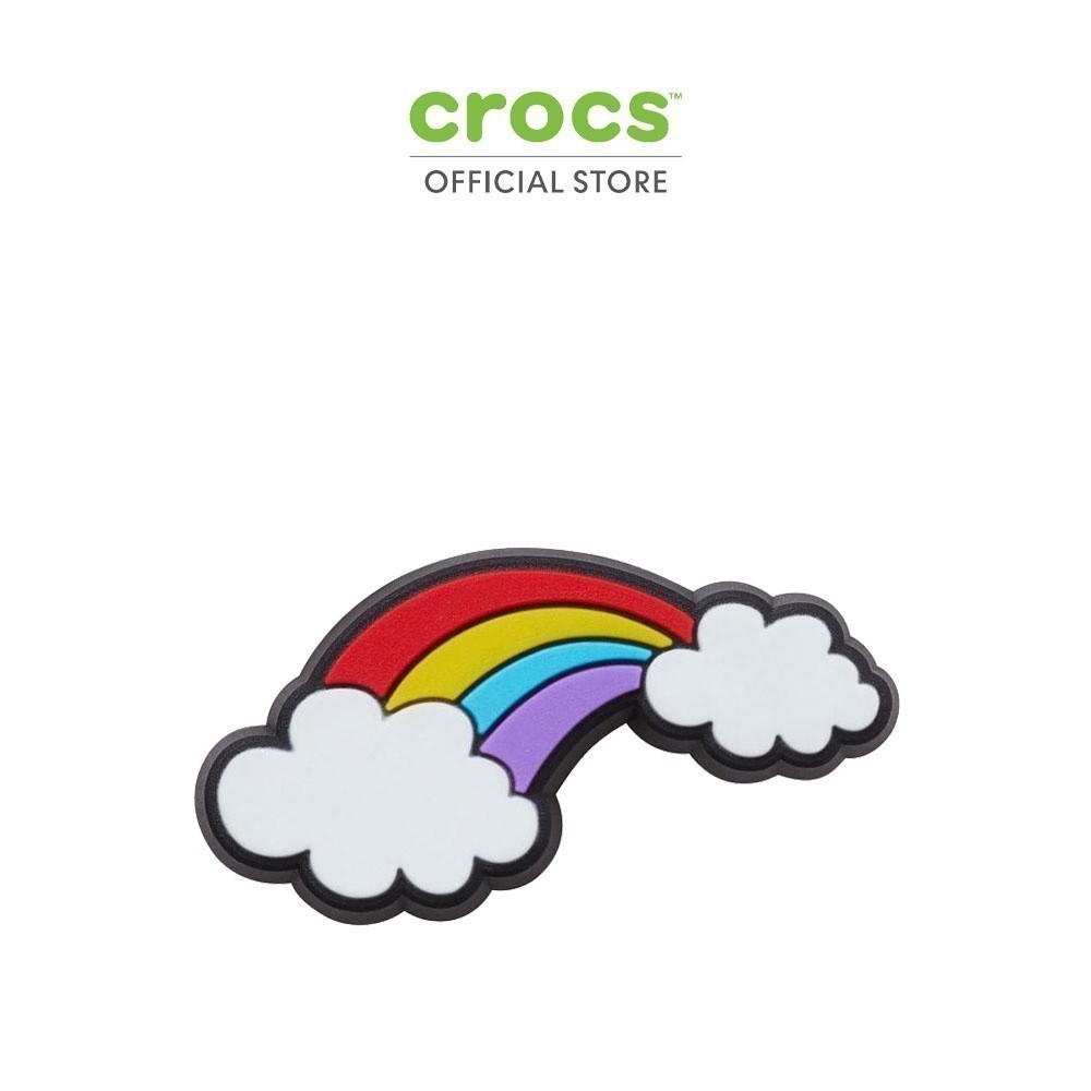 CROCS ตัวติดรองเท้า JIBBITZ RAINBOW WITH CLOUDS รุ่น 10009423
