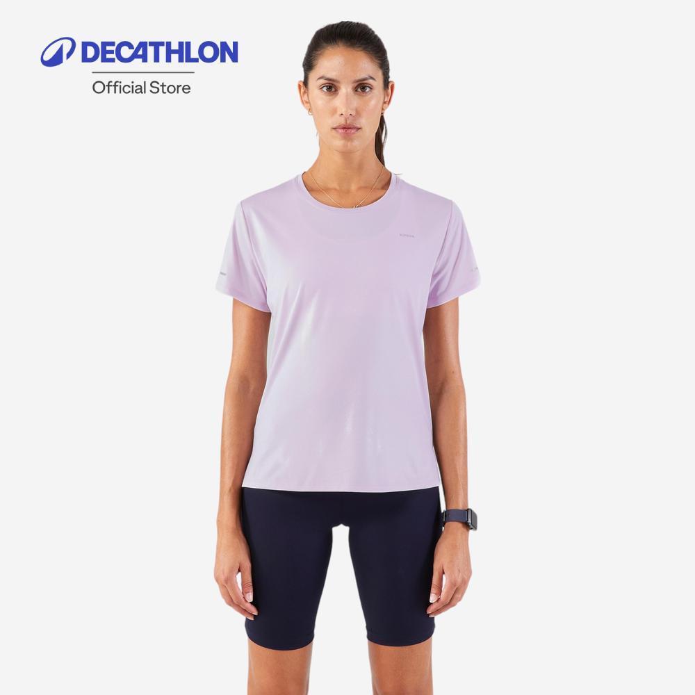 Decathlon Kiprun Run 500 Dry Women'S Breathable Running T-Shirt เสื้อยืดผู้หญิงใส่วิ่ง รุ่น Kiprun R