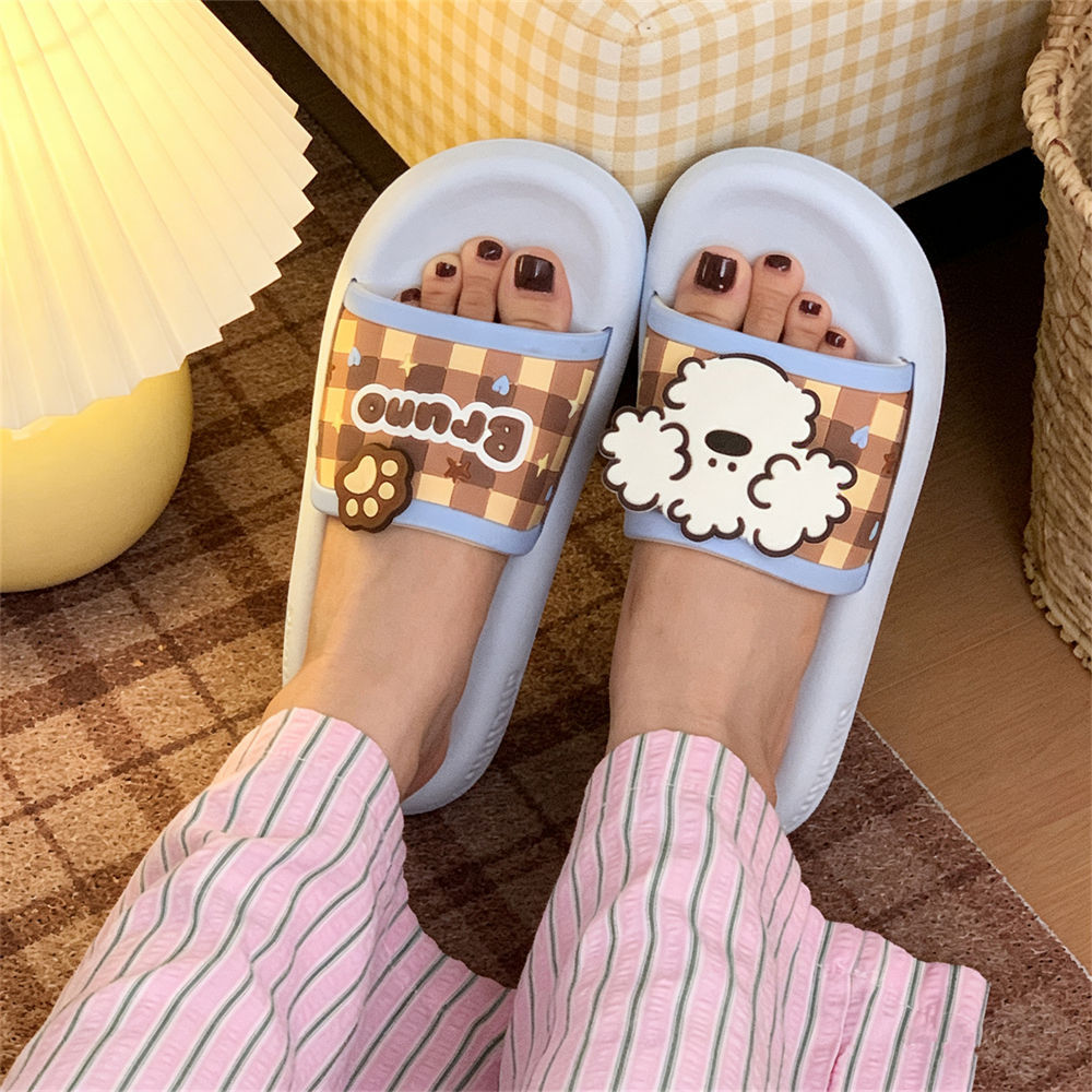 XIXITIAO รองเท้าแตะรองเท้าแตะน่ารัก Soft Sole รองเท้าแตะน่ารักหญิงฤดูร้อนการ์ตูน