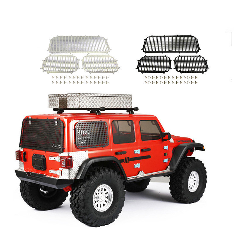 AXIAL SCX10 III JEEP โลหะสามมิติหน้าต่างสุทธิหน้าต่างสุทธิโลหะการปรับเปลี่ยนชิ้นส่วน