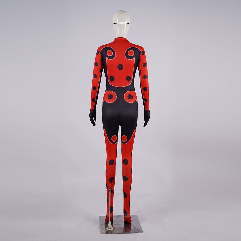 Ladybug_cosplay ชุดบอดี้สูทคอสเพลย์สำหรับHALLOWEEN