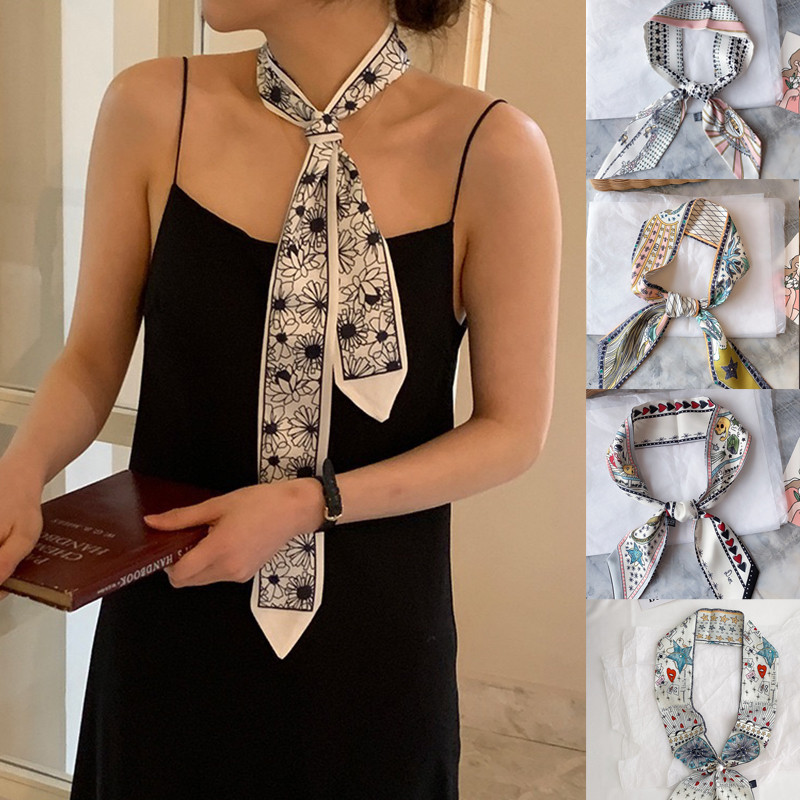 Premium Scarf series - Womens Satin Bandana - Womens Scarf - Womens Satin Headband - Neck Scarf - Ha